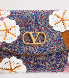 Valentino Garavani DeVain silk sequin shoulder bag - British product