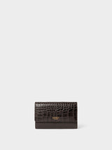 Next Osprey London The Kellie Leather Matinee Purse Brown- Buy online at McGrocer