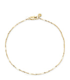 Monica Vinader yellow gold shimmer bracelet - British product