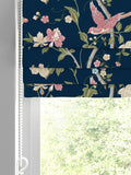 Laura Ashley Summer Palace roman blind midnight blue, imported from the UK