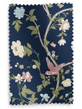 Laura Ashley Summer Palace roman blind midnight blue, imported from the UK