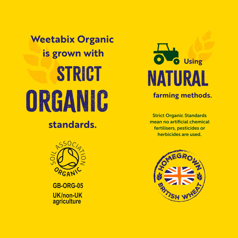 Weetabix organic whole wheat cereal 24 biscuits - British product