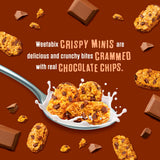 Weetabix crispy minis chocolate chip cereal 500g, imported from the UK