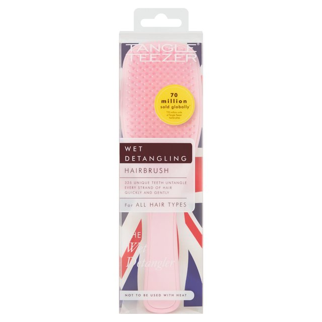 Tangle Teezer The Wet Detangler Hairbrush Millennial Pink GOODS M&S