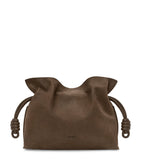 LOEWE medium suede Flamenco clutch bag, UK version