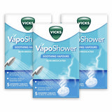 Costco UK Vicks VapoShower Shower Tablets Menthol and Camphor 3 x 5 Count- Buy online at McGrocer