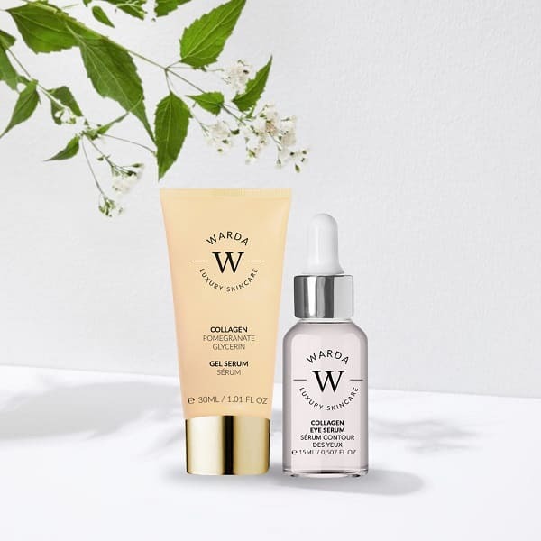 Warda collagen eye serum and gel 15ml + 30ml (British brand)