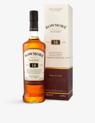 Bowmore 18-year-old single malt Scotch whisky 700ml - British product
