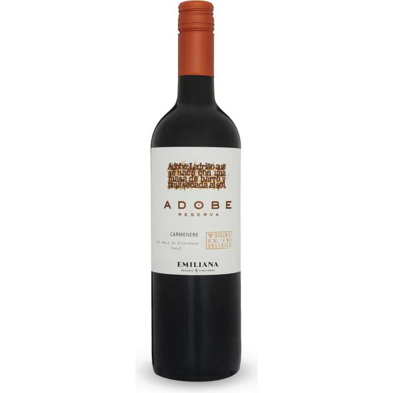 Adobe Reserva Carmenere wine 750ml, imported from the UK