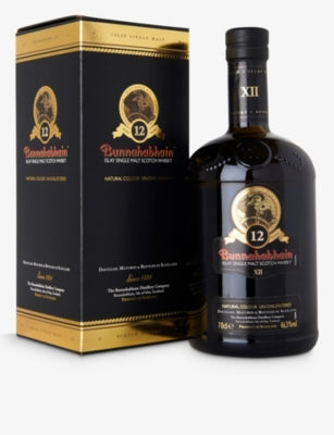 Bunnahabain 12 Year Old Single Malt Scotch Whisky 700ml (British brand)