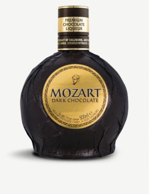 Mozart dark chocolate liqueur 500ml, imported from the UK
