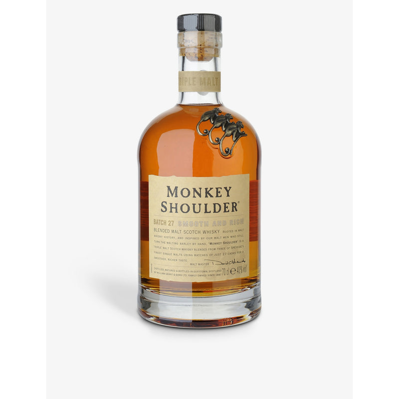 Monkey Shoulder triple malt Scotch whisky 700ml (British brand)