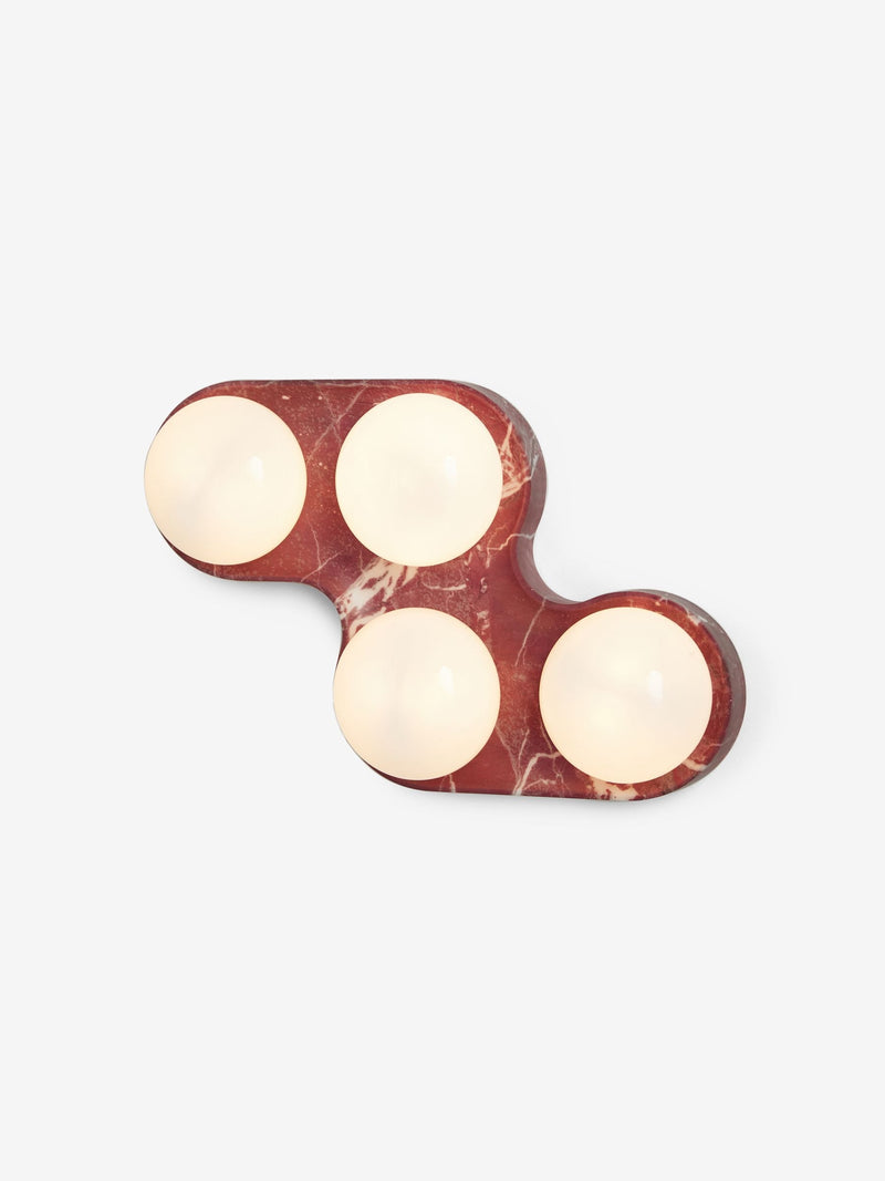 MADE.COM Red Wilf industrial wall light - British product