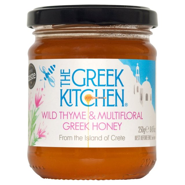The Greek Kitchen Wild Thyme & Multifloral Greek Honey 250g GOODS M&S