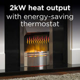 Dimplex Dakota 2kW electric inset fire (British brand)
