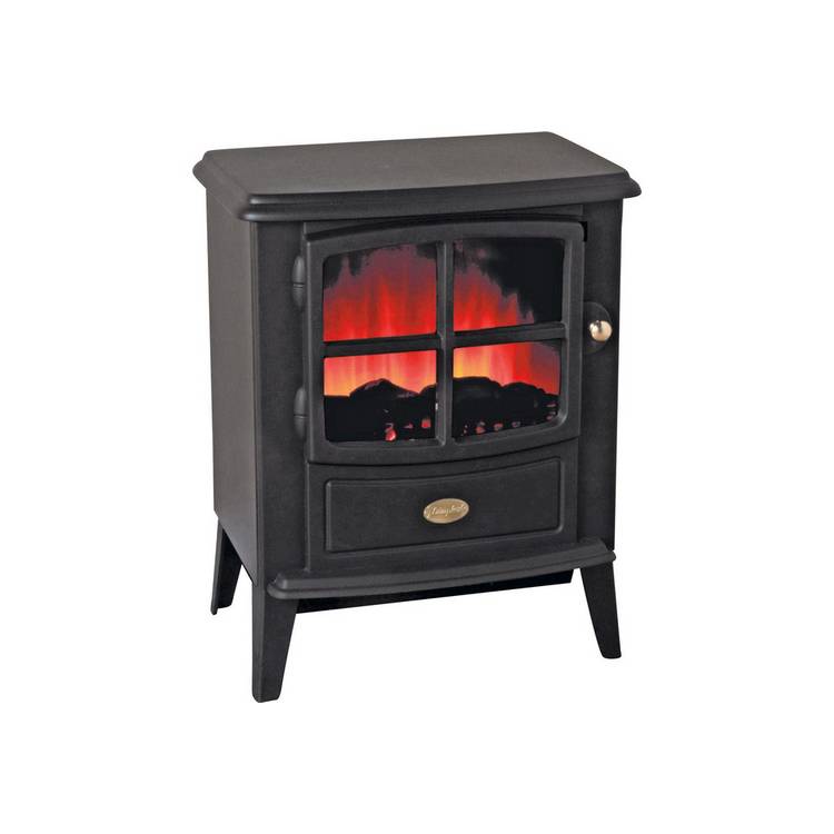 Dimplex Brayford electric stove black 2kW, imported from the UK