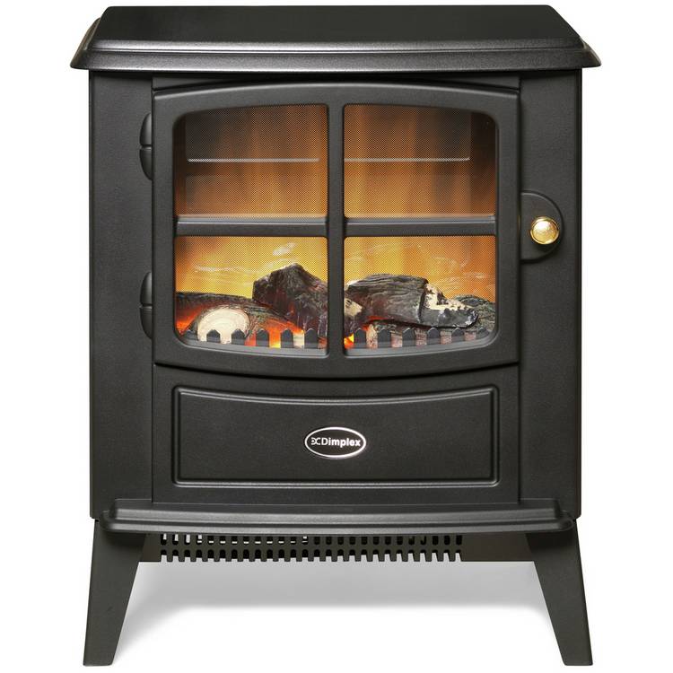 Dimplex Brayford electric stove black 2kW, imported from the UK