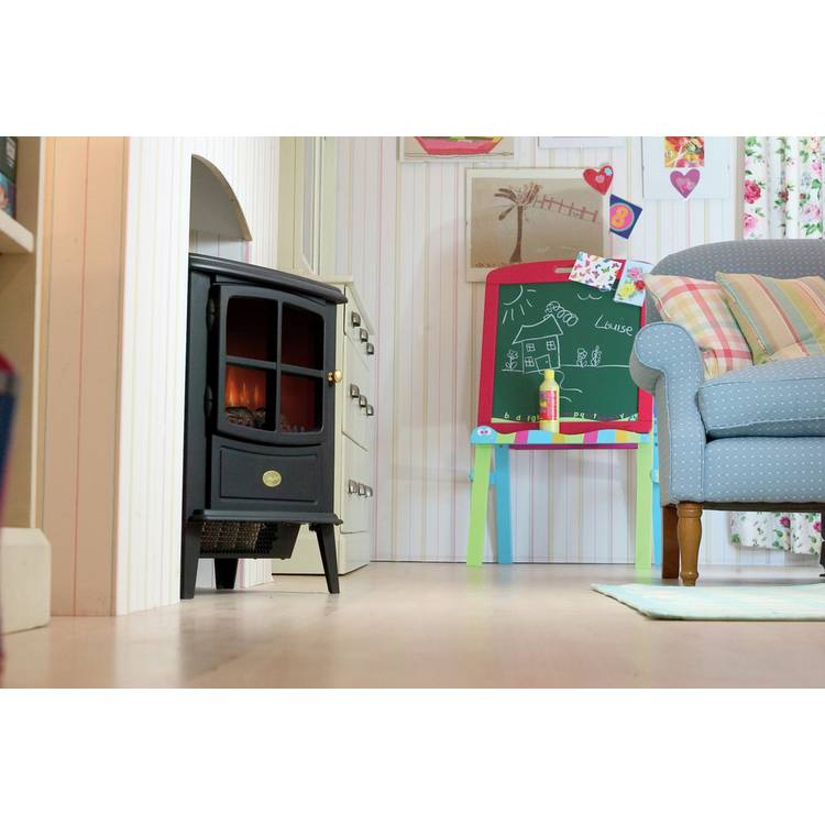 Dimplex Brayford electric stove black 2kW, imported from the UK