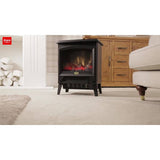 Dimplex Casper electric freestanding stove black, UK version