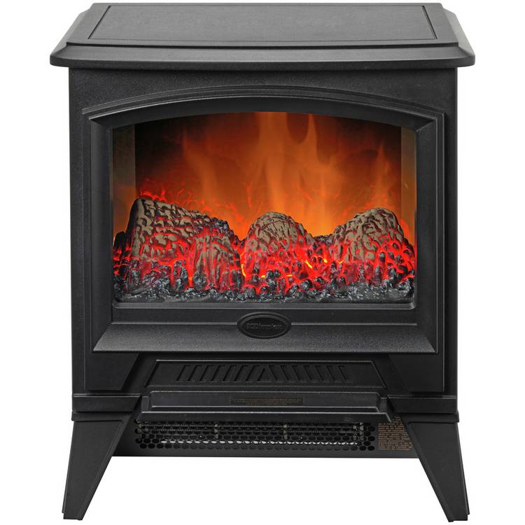 Dimplex Casper electric freestanding stove black, UK version