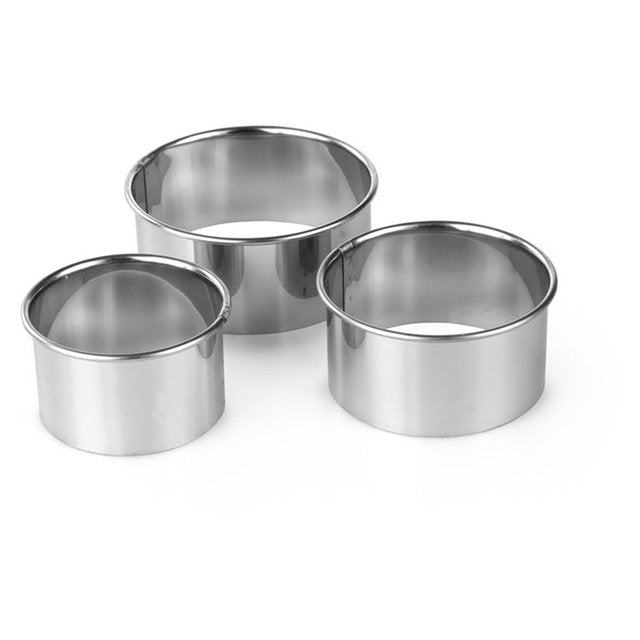 Tala Pastry Cutters Plain Set Of 3 S/S   3 per pack GOODS M&S