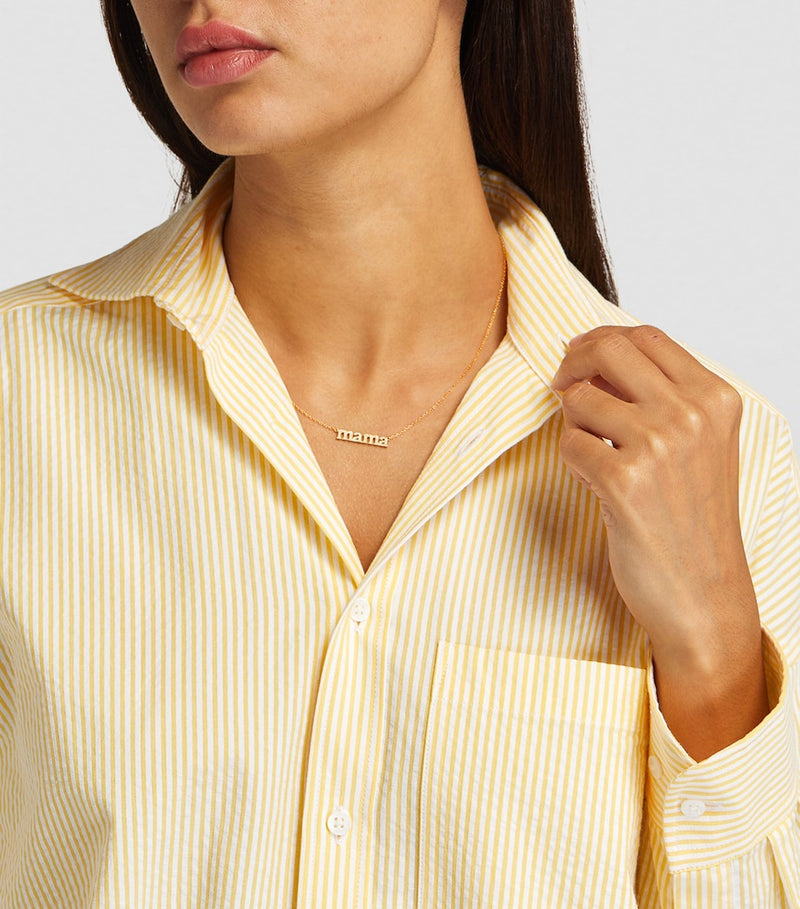 Jennifer Meyer Mama necklace yellow gold and diamond - British product