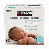 Costco UK Kirkland Signature Baby Nappies Size 1 192 Pack- Buy online at McGrocer