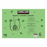 Kirkland Signature nappies size 6 132 pack (British brand)