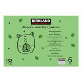 Kirkland Signature nappies size 6 132 pack (British brand)