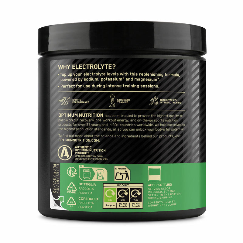 Optimum Nutrition Electrolyte Powder Forest Berries 2 x 264g, imported from the UK
