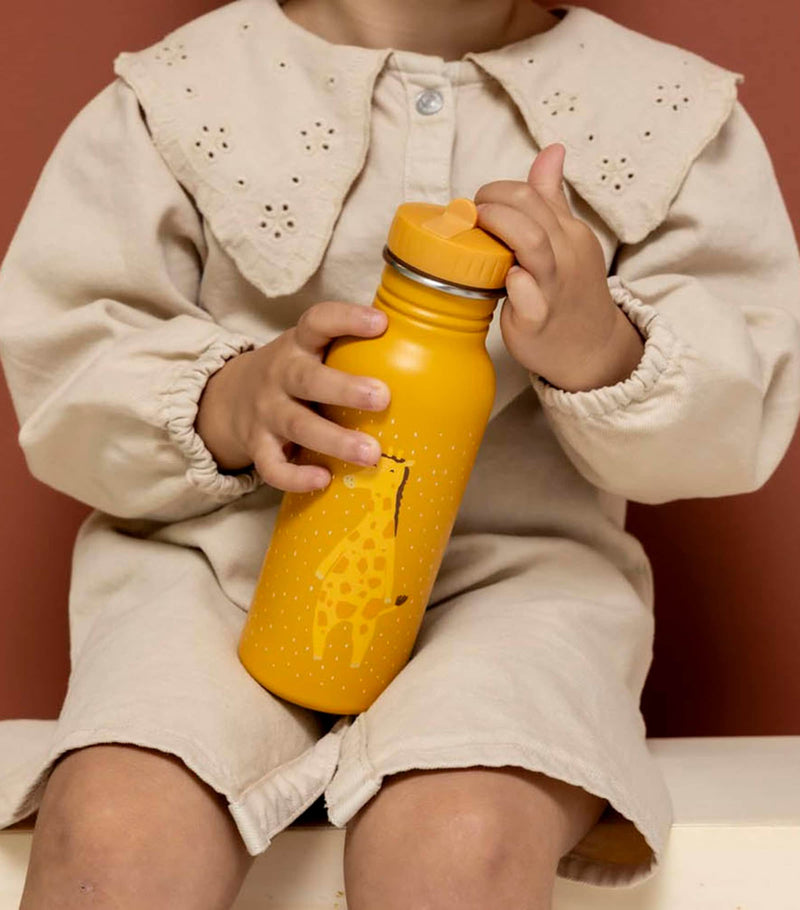 Trixie Mr Giraffe stainless steel water bottle 500ml, imported from the UK