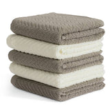 Habitat zig zag tea towels pack of 5 66x46cm (British brand)