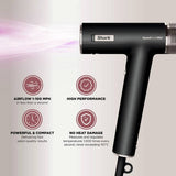 Shark SpeedStyle Pro black hair dryer, imported from the UK