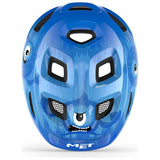 Met Hooray kids helmet Blue Monsters Glossy, UK version