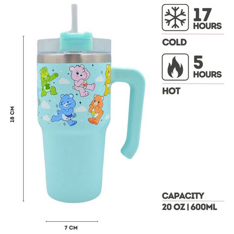 Hox Care Bears blue travel coffee cup 600ml - British product