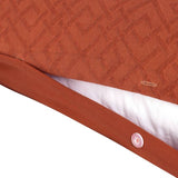 Habitat cotton jacquard bedding set single rust (British brand)