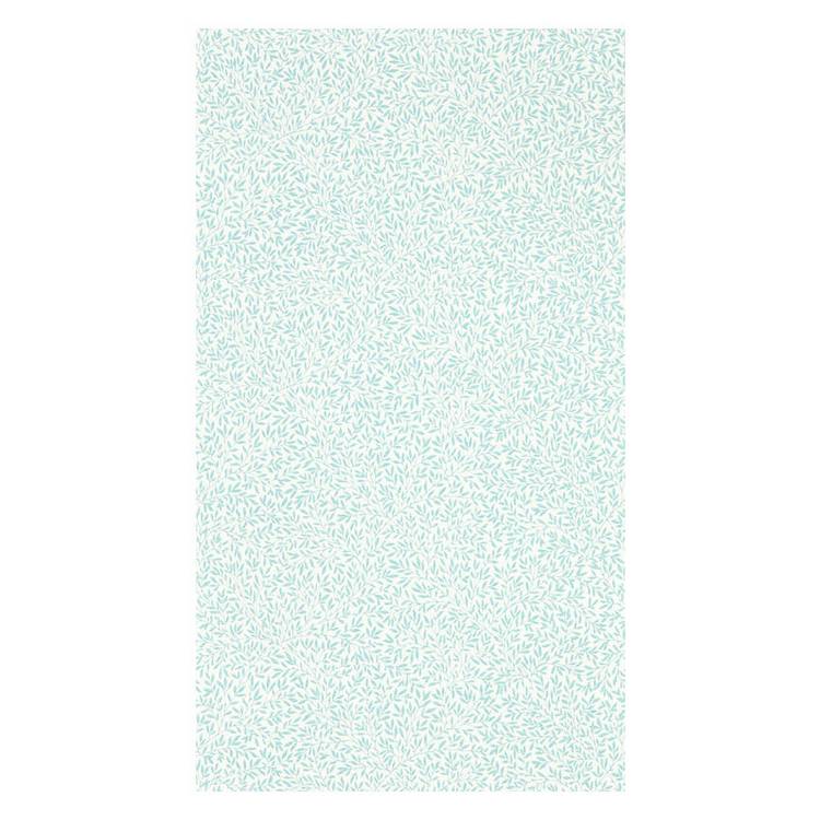 Morris & Co. blue floral wallpaper with leaf pattern, imported from the UK