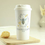 Argos Personalised Message Bee Insulated Travel Cup - 380ml- Buy online at McGrocer