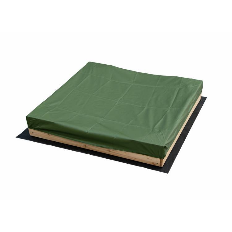 Chad Valley wooden sand pit with cover 90x90cm, UK version