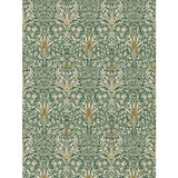 Morris & Co. snakeshead green floral wallpaper (British brand)