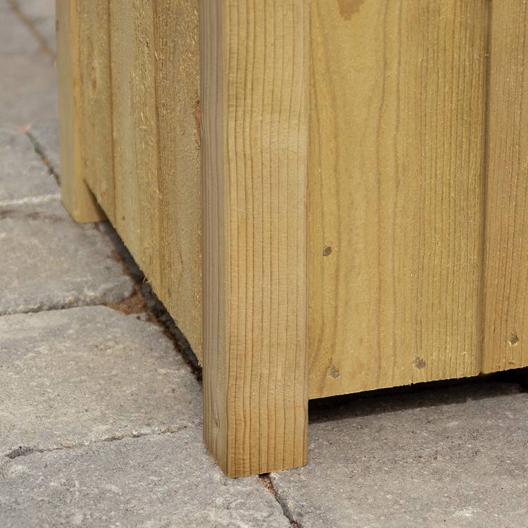 Rowlinson square planter pack of 2 H42 W43 D43cm (British brand)