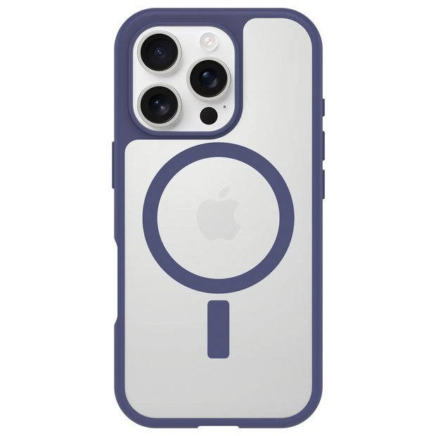 OtterBox phone case iPhone 16 Pro MagSafe clear purple - British product
