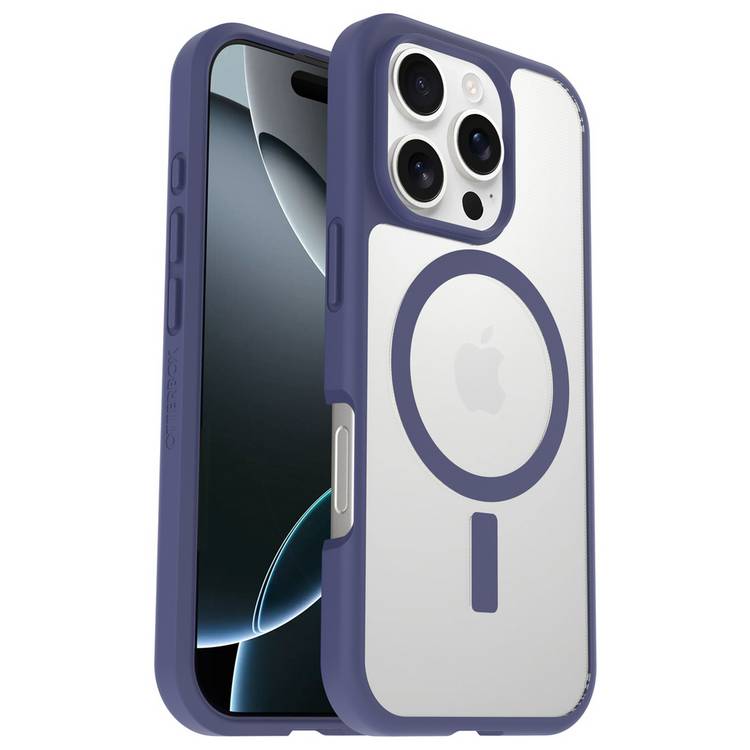 OtterBox phone case iPhone 16 Pro MagSafe clear purple - British product