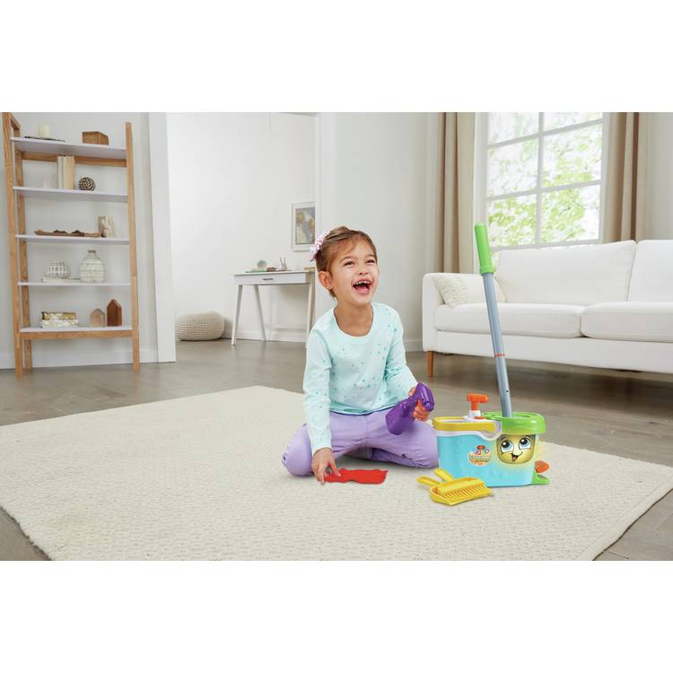 LeapFrog Clean Sweep Mop & Bucket interactive toy, imported from the UK