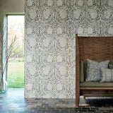 Argos Morris & Co. Pimpernel Black Ink Floral Wallpaper 68.6cm x 10.05m- Buy online at McGrocer