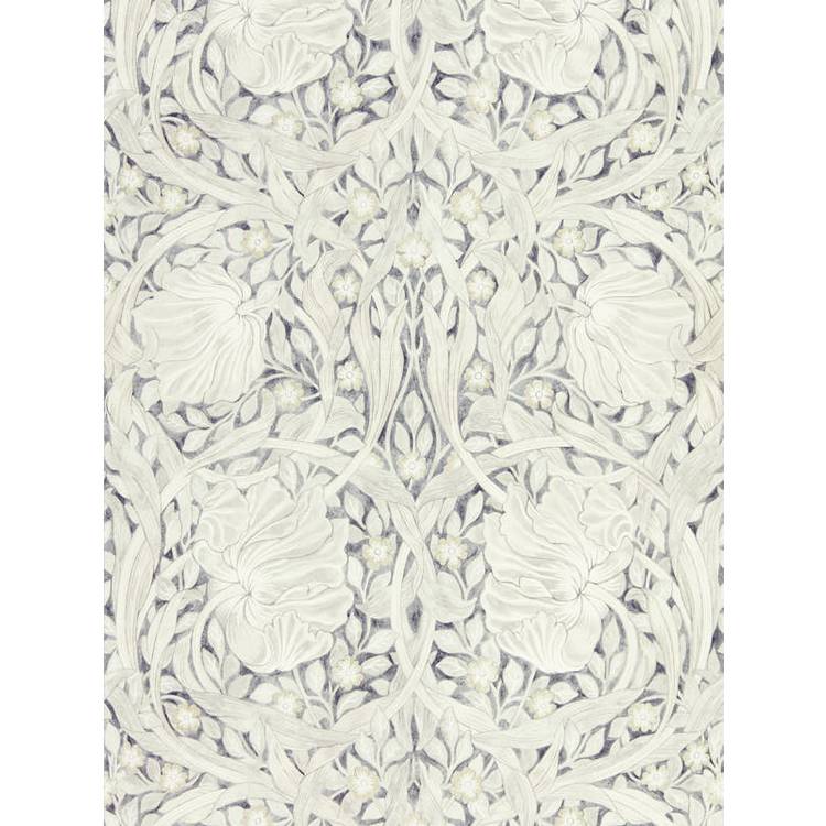 Morris & Co Pimpernel Black Ink floral wallpaper, imported from the UK