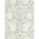 Morris & Co Pimpernel Black Ink floral wallpaper, imported from the UK