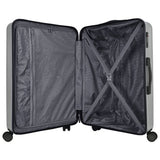 Featherstone hard cabin suitcase silver polycarbonate (British brand)