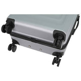 Featherstone hard cabin suitcase silver polycarbonate (British brand)