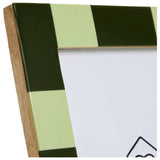 Habitat checkered mango wood picture frame 5x7 inch - British product